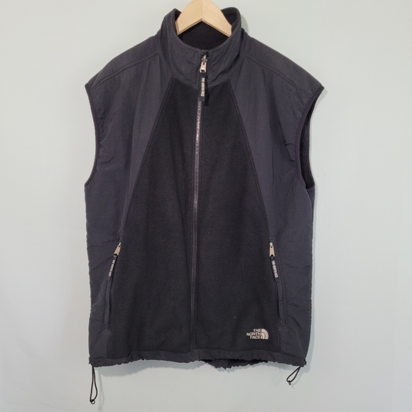 The North Face Polartec Black Full-Zip Fleece Front Pockets Vest Size XL/TG - Picture 1 of 14